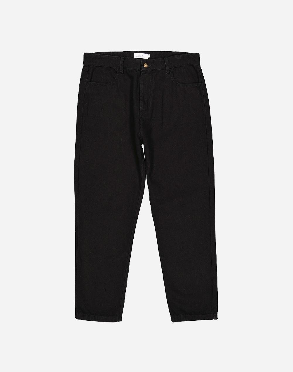 Olow Pantalon Jacquot Denim Noir