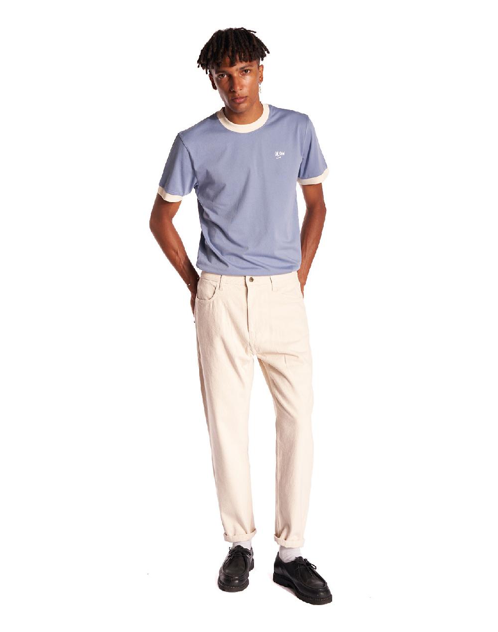 olow Pantalon Jacquot écru