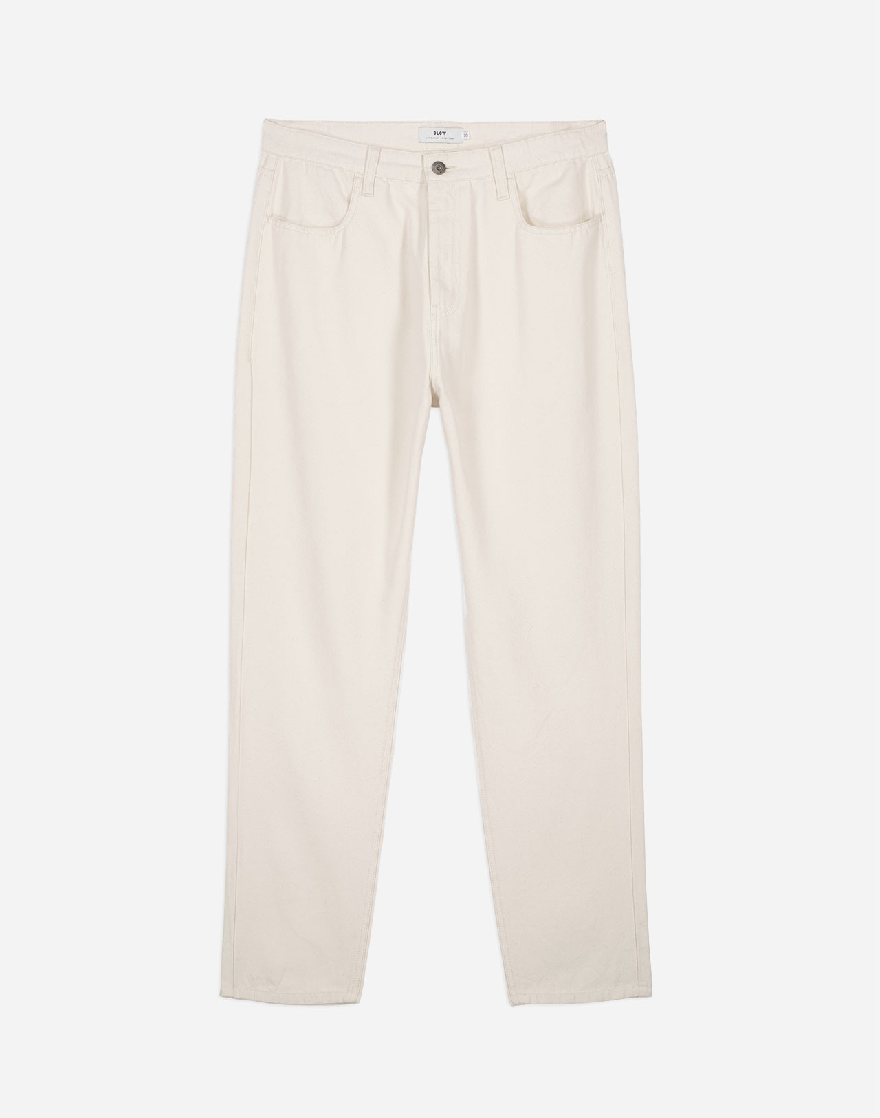 Olow Pantalon Jacquot écru Naturel