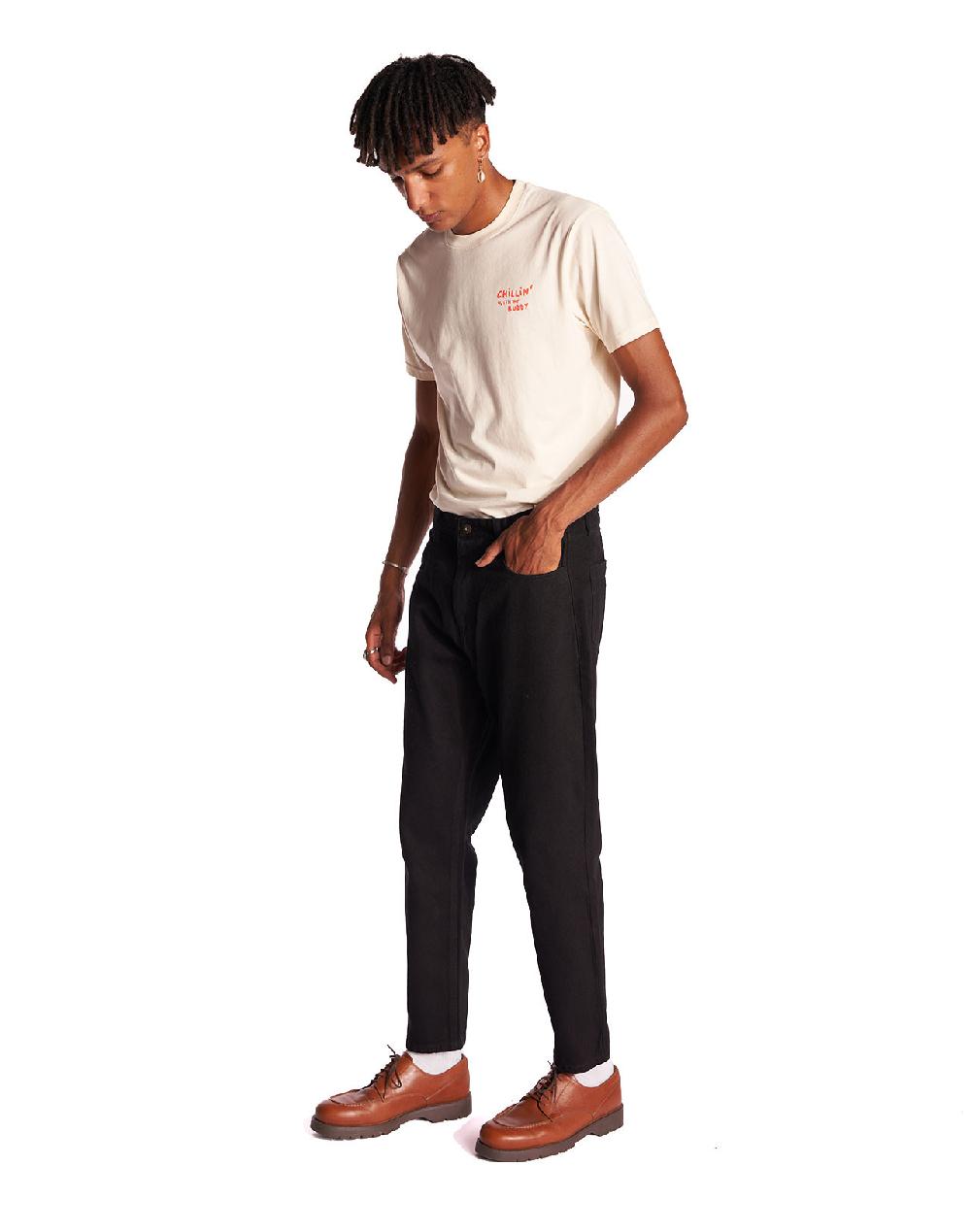 olow Pantalon Jacquot noir