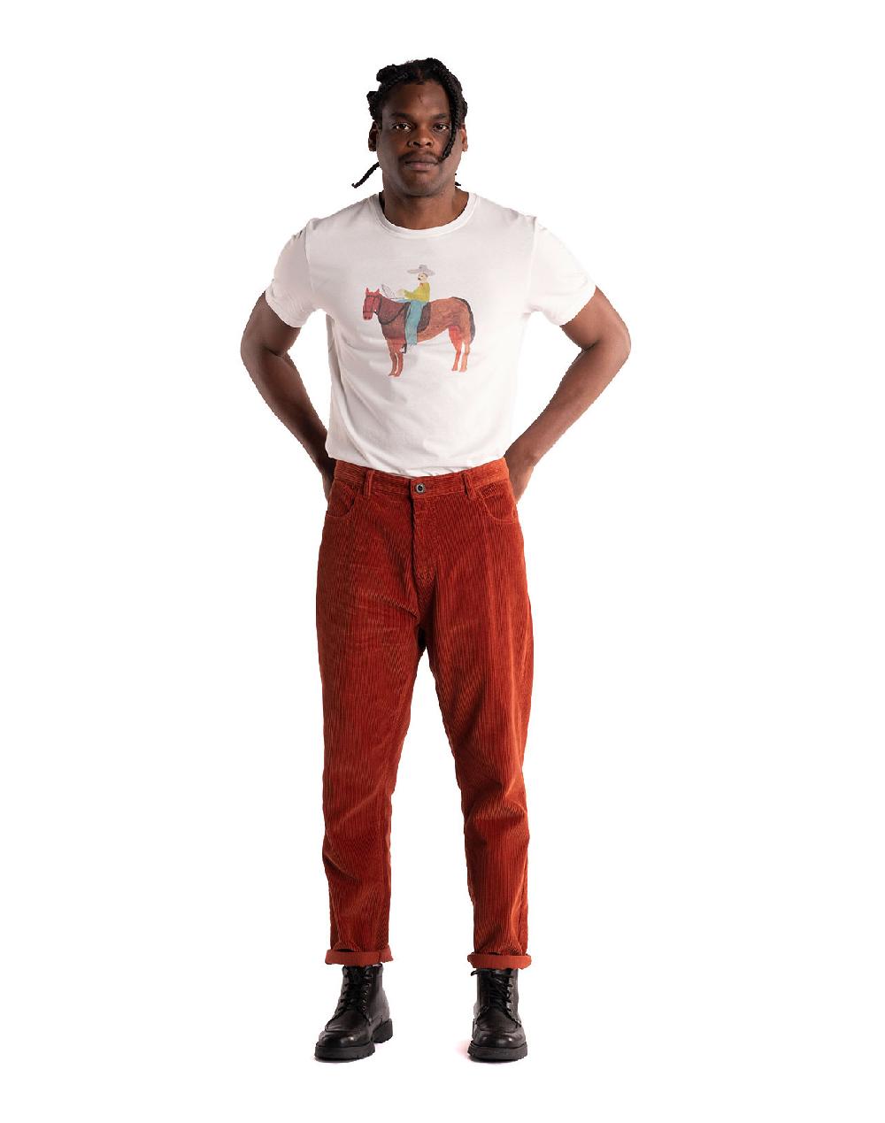 olow Pantalon Jacquot orange