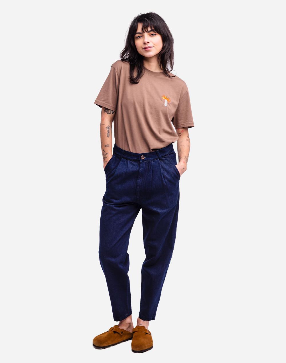 Olow Pantalon Swing Denim Foncé