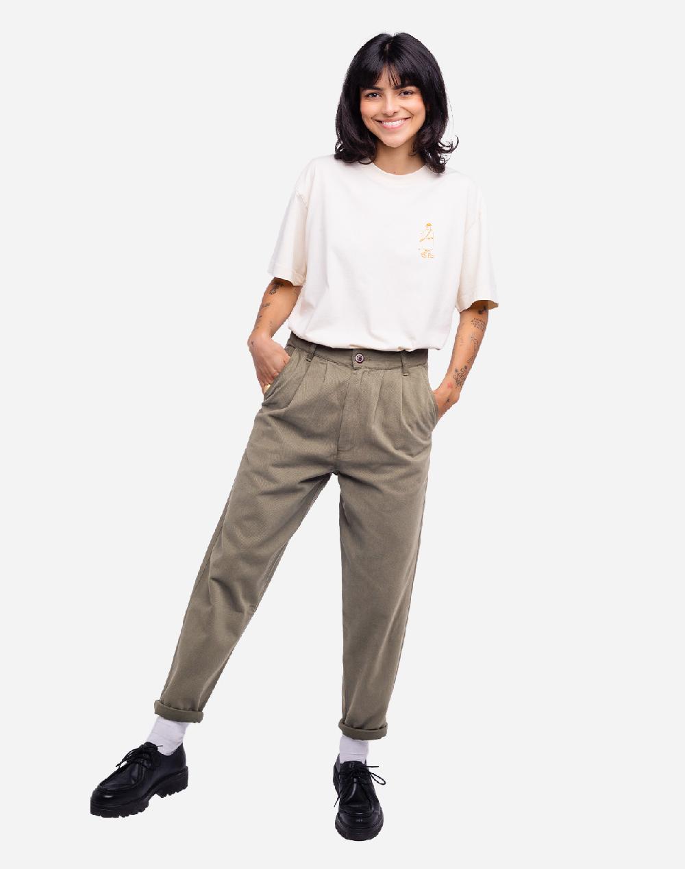 Olow Pantalon Swing Kaki