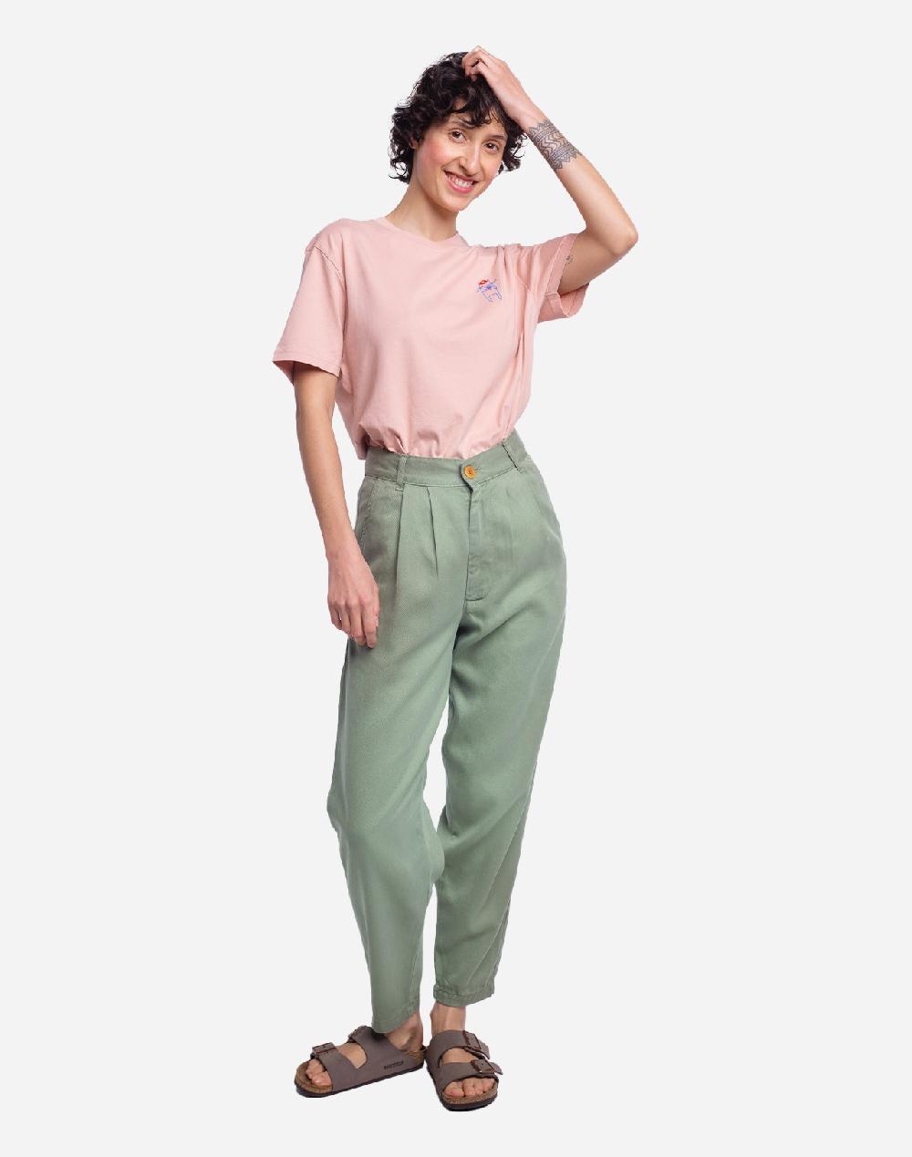 Olow Pantalon Swing Vert Sauge