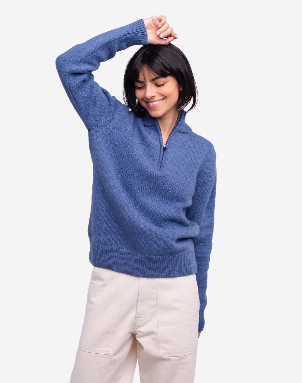 olow Pull Banjo bleu clair