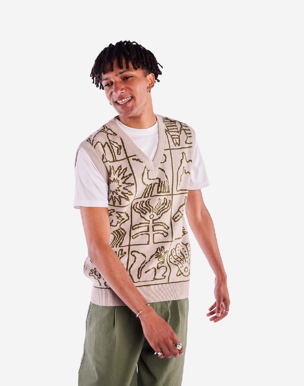 Olow Pull Sans Manches Gernow Beige