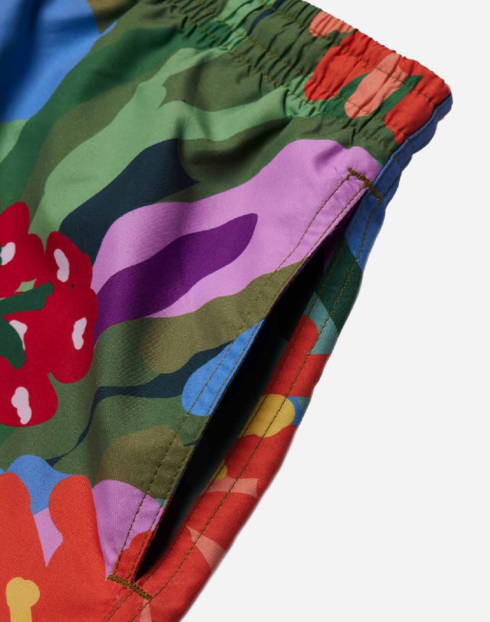 Olow Short De Bain Wildflowers Multicolore