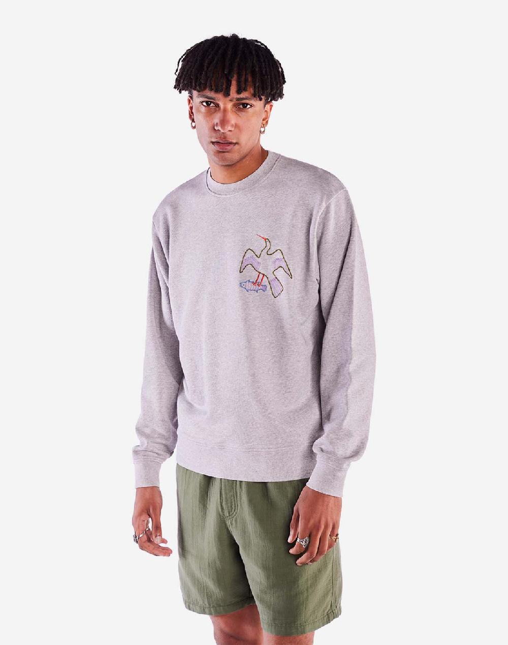 Olow Sweat Bude Gris Chiné