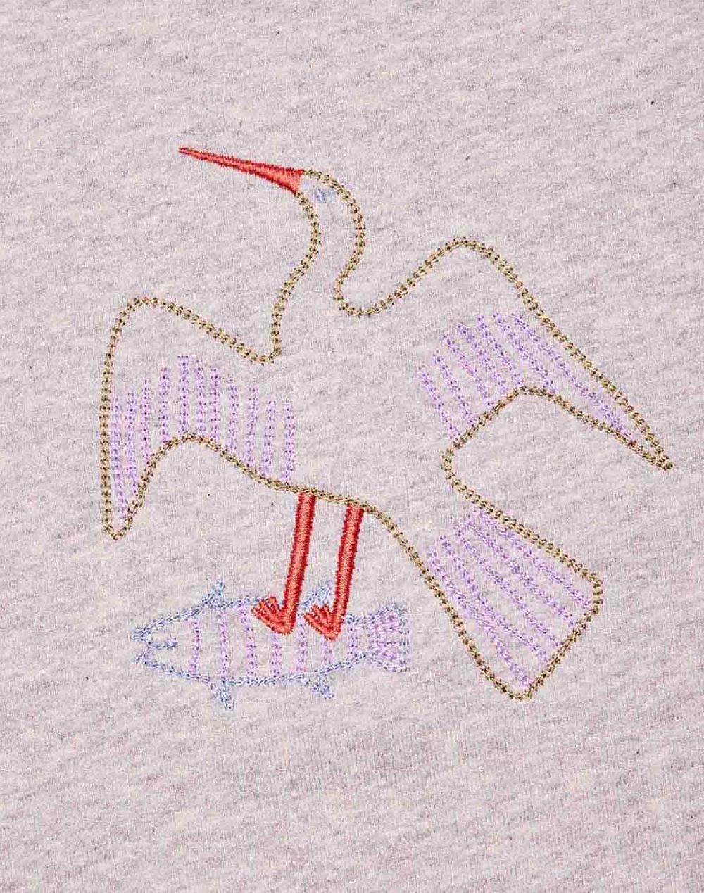 Olow Sweat Bude Gris Chiné