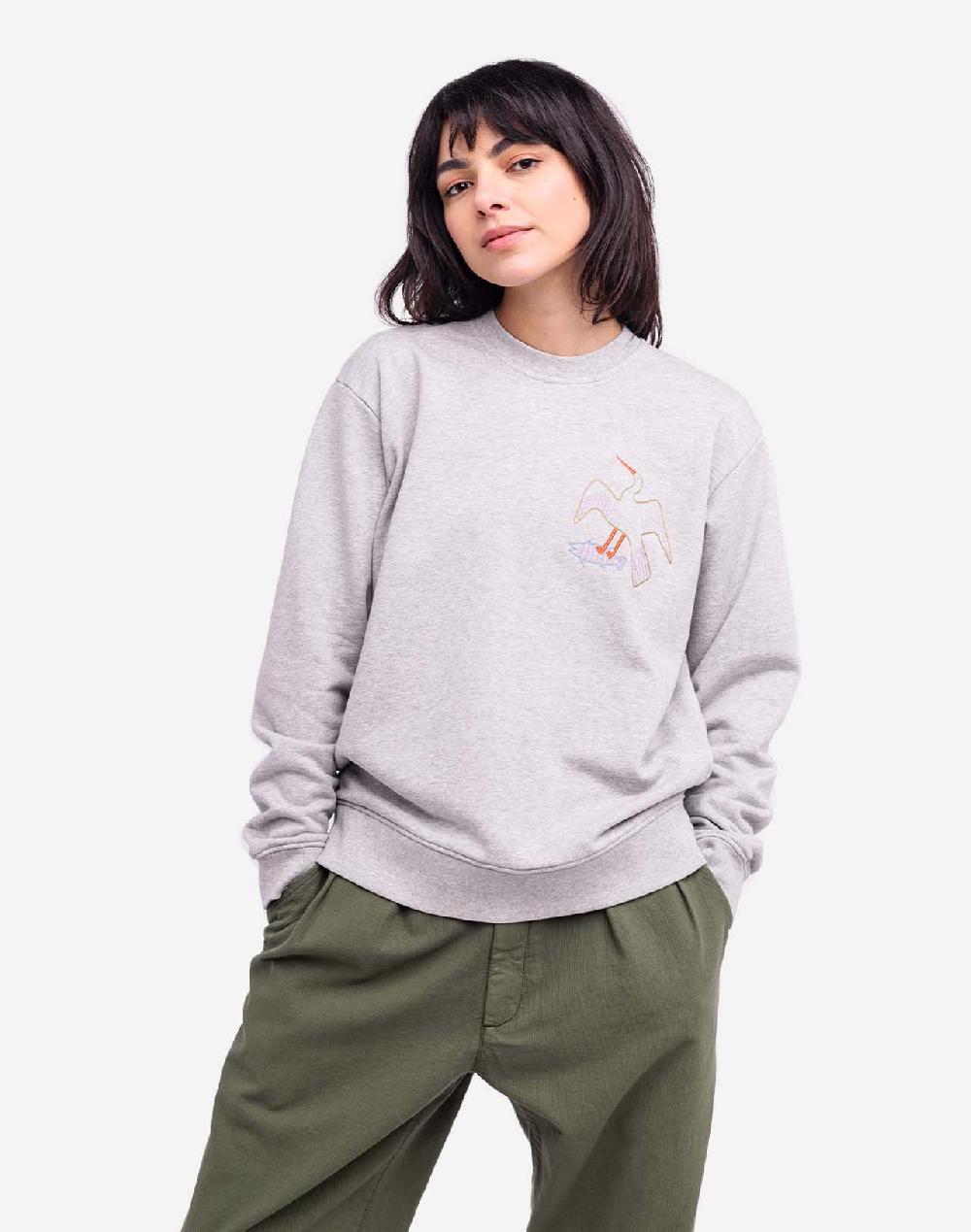 olow Sweat Bude gris chiné