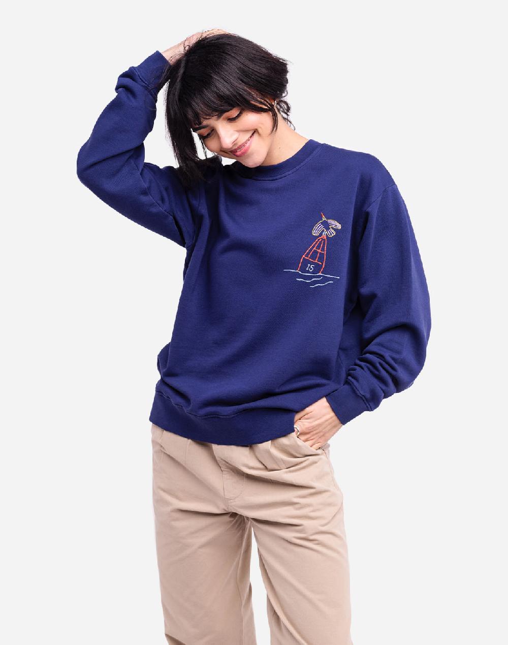 olow Sweat Buoy bleu outremer