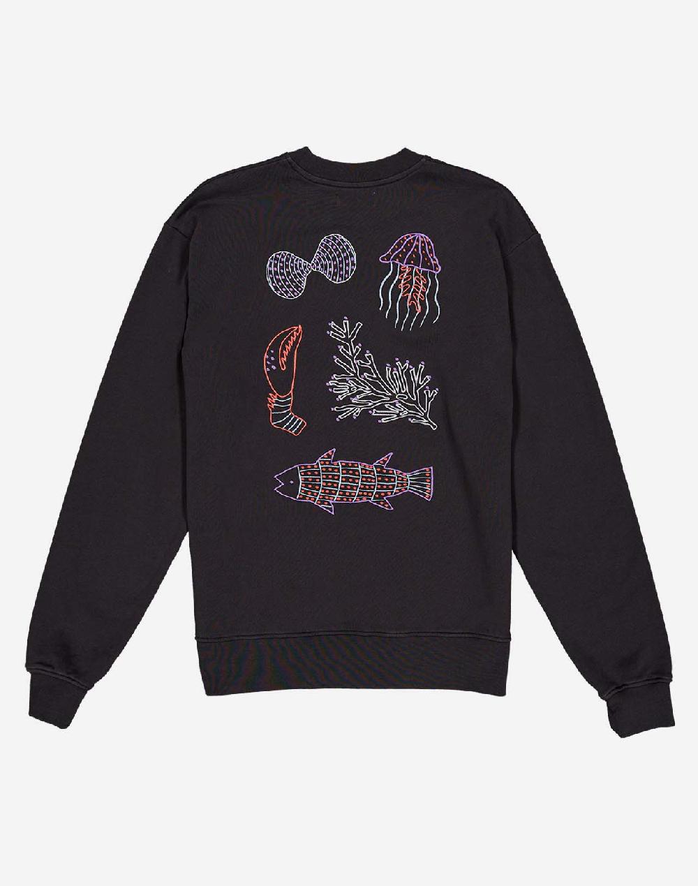 Olow Sweat Falmouth Noir Carbone