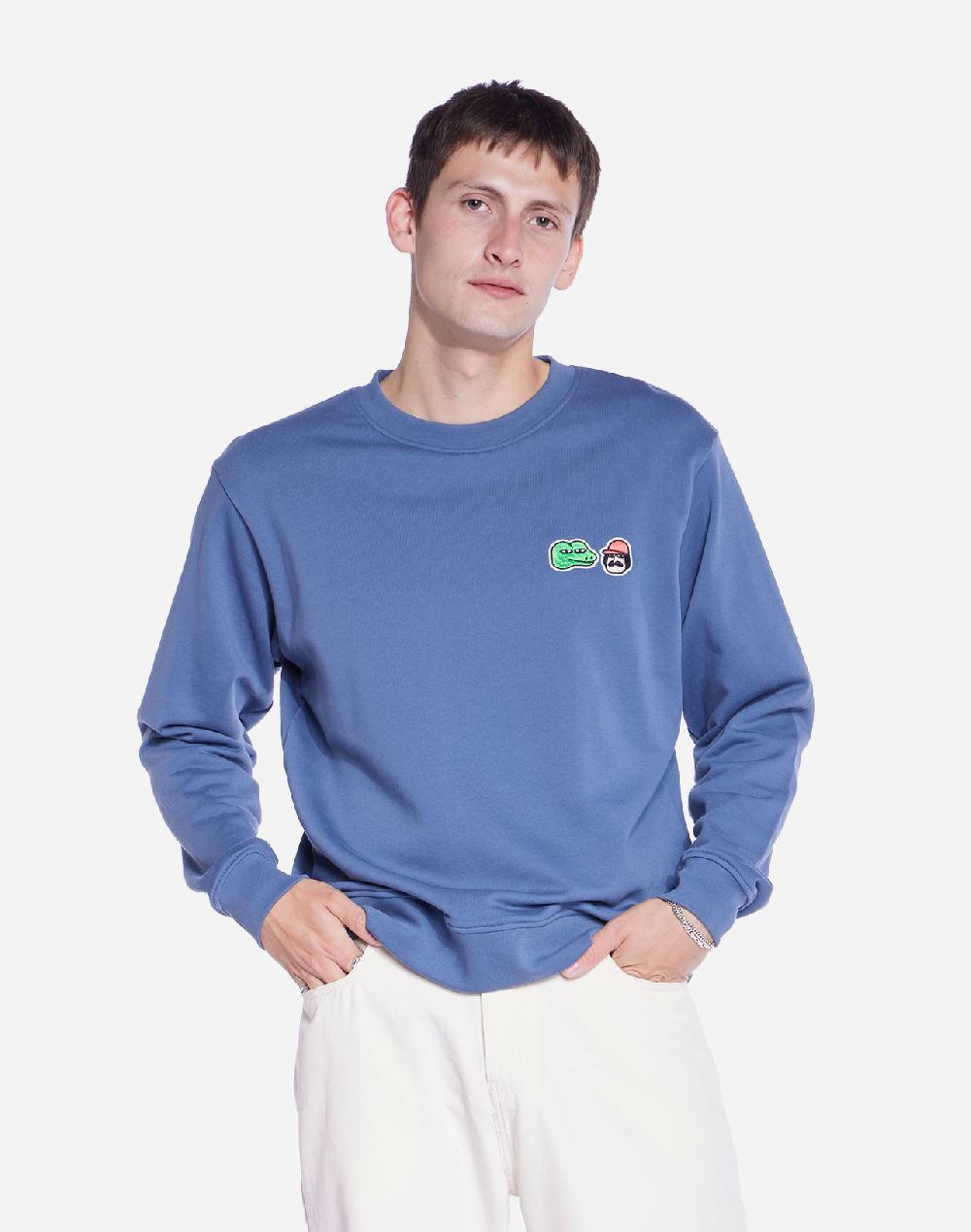 Olow Sweat Free Hugs Bleu Cobalt