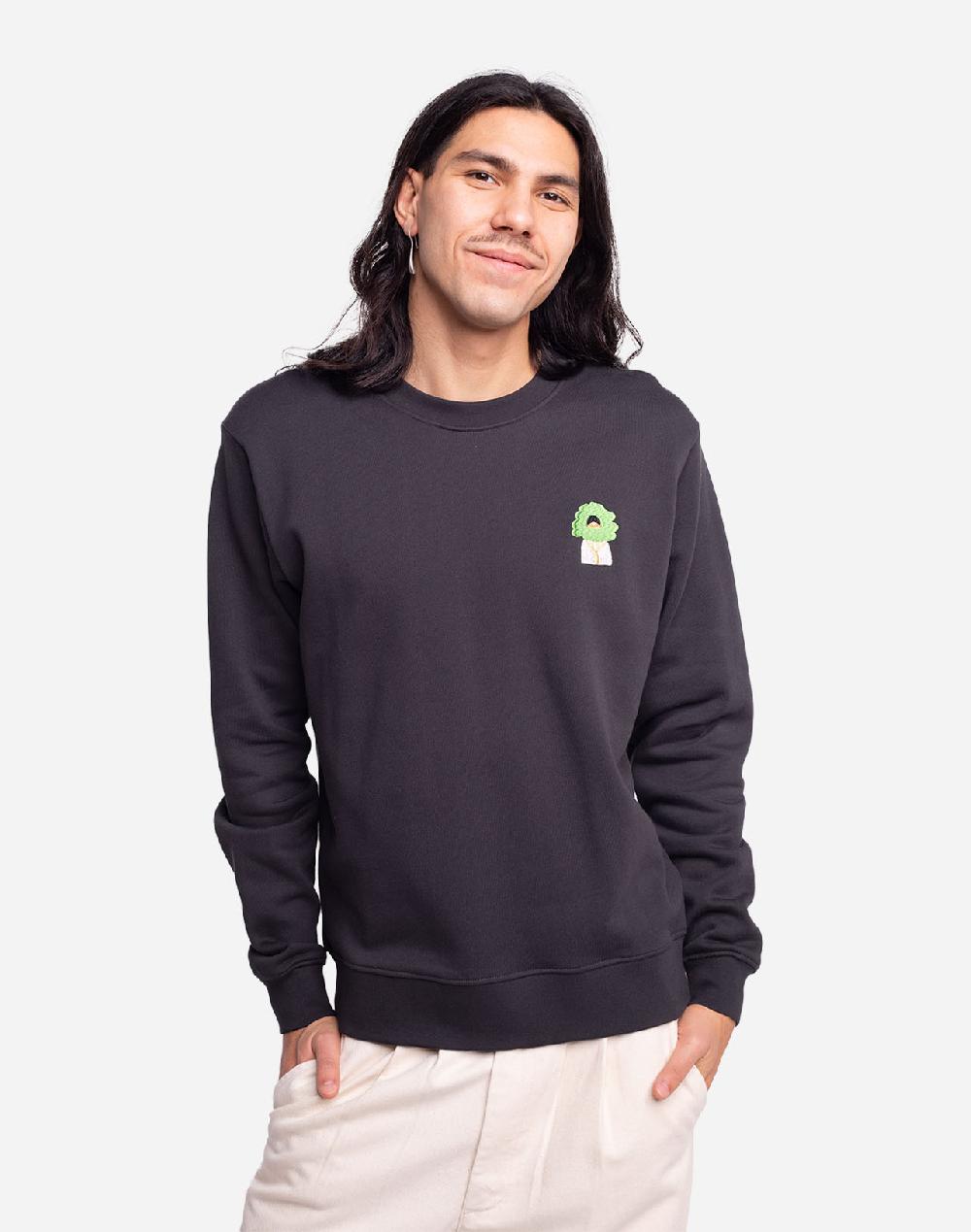 olow Sweat Green Head noir carbone