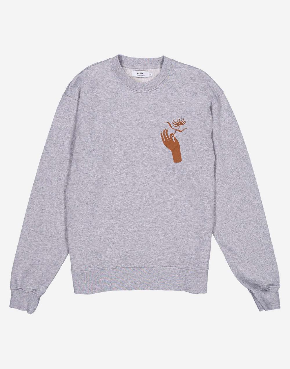 Olow Sweat Labyrinth Dahlia Gris Chiné