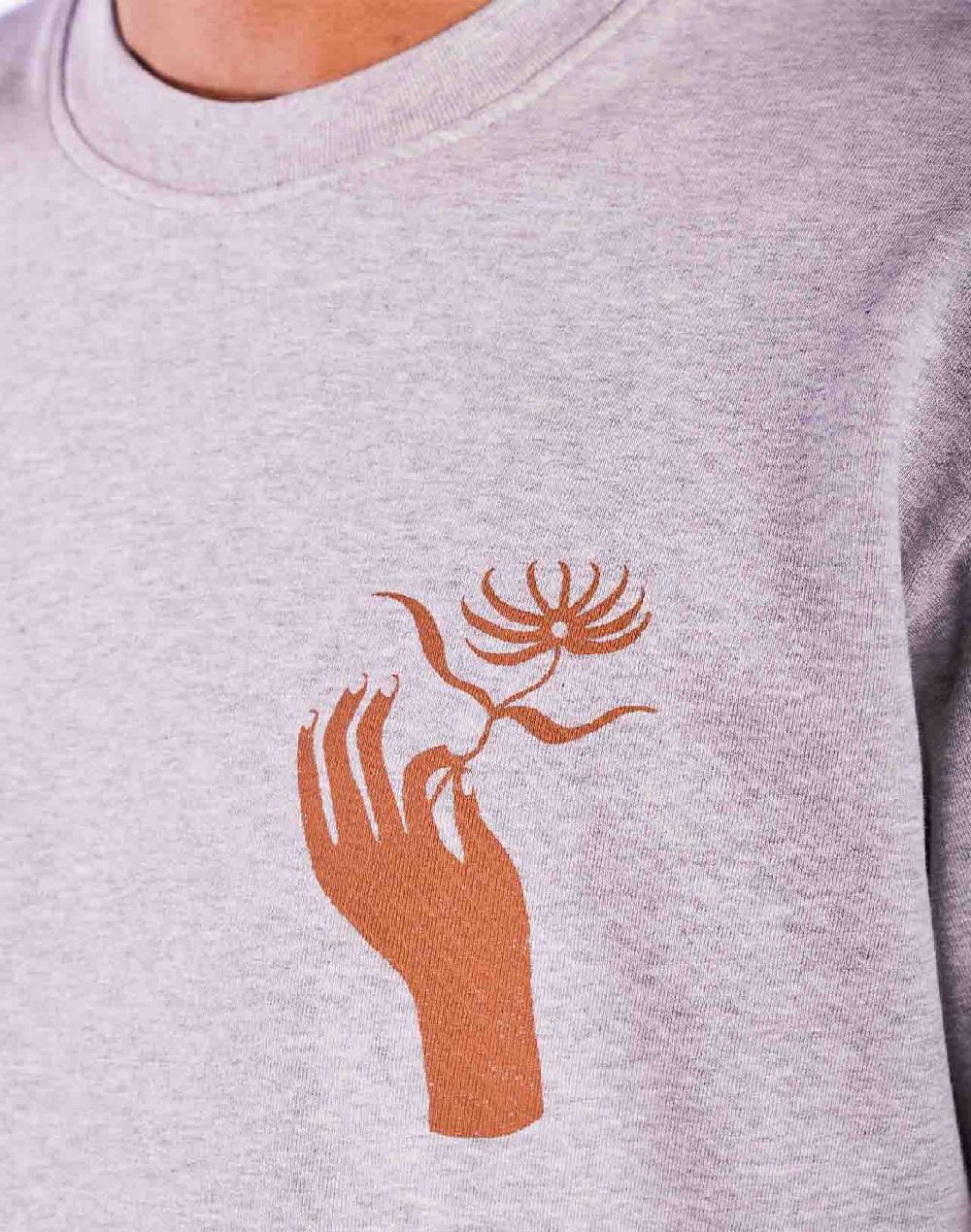 Olow Sweat Labyrinth Dahlia Gris Chiné