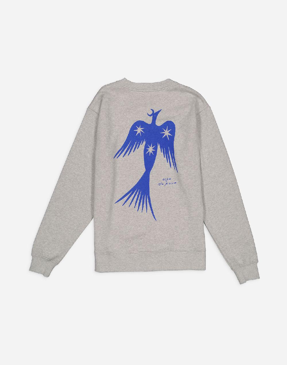 Olow Sweat Night Bird Gris Chiné
