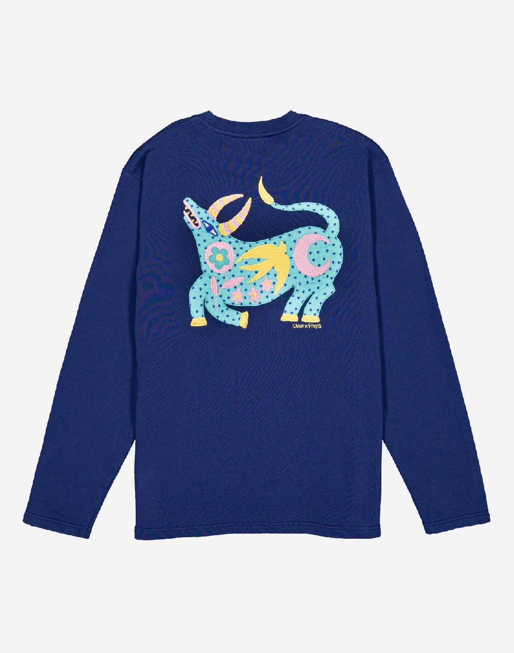 Olow Sweat Zebu Glory Bleu Outremer