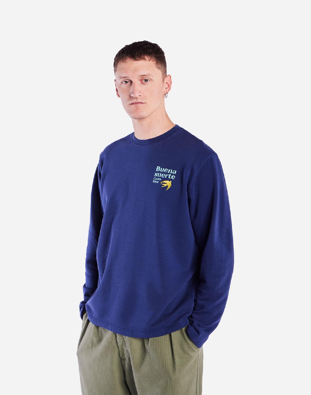 olow Sweat Zebu Glory bleu outremer