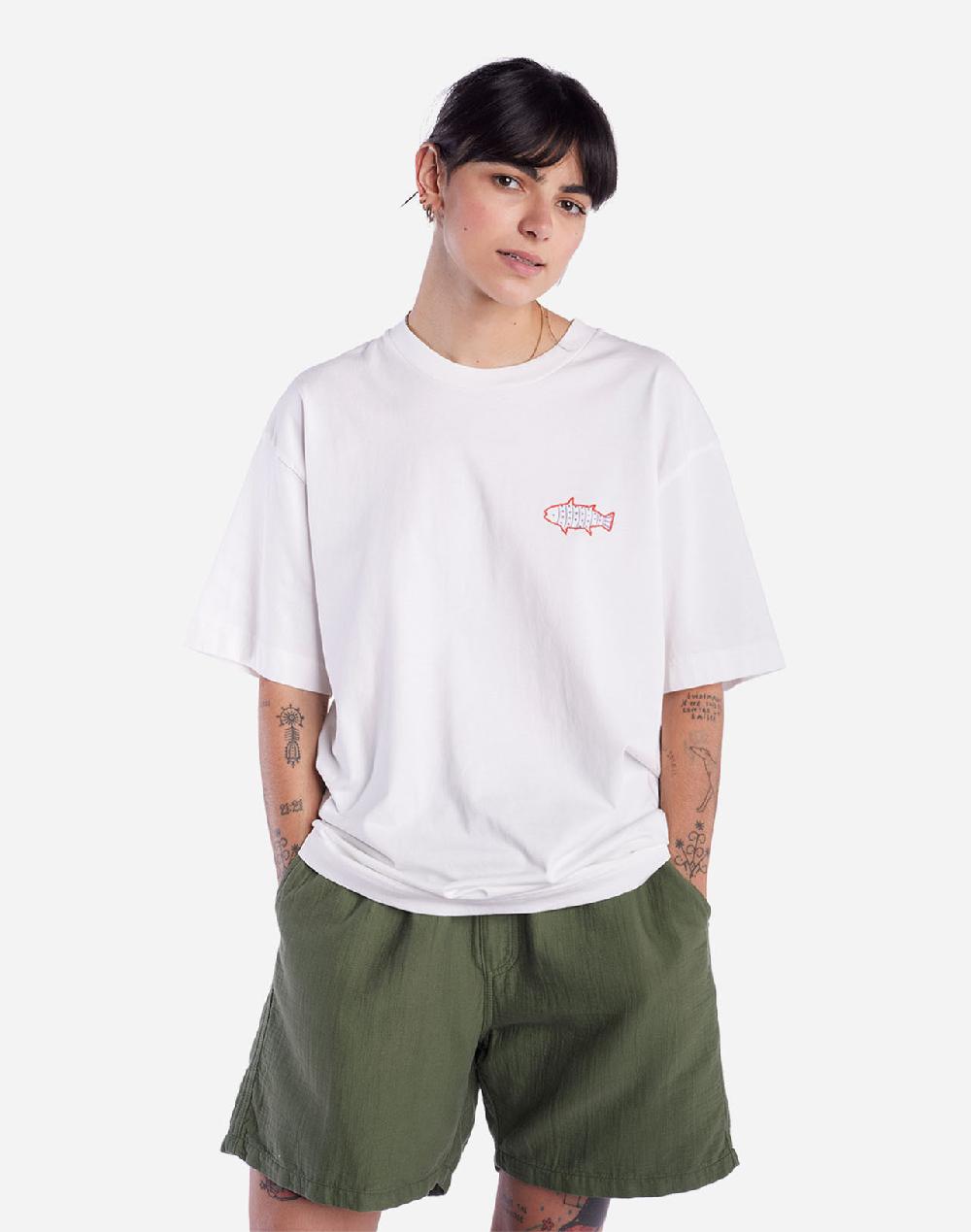 Olow T-shirt Ample Grimsby écru