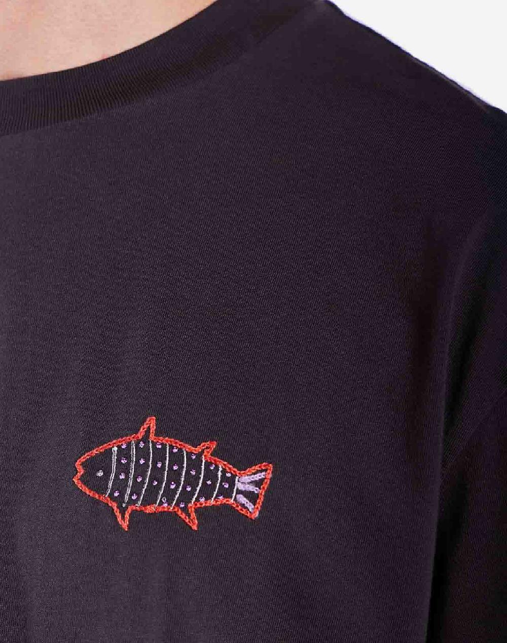 Olow T-shirt Ample Grimsby Noir Carbone