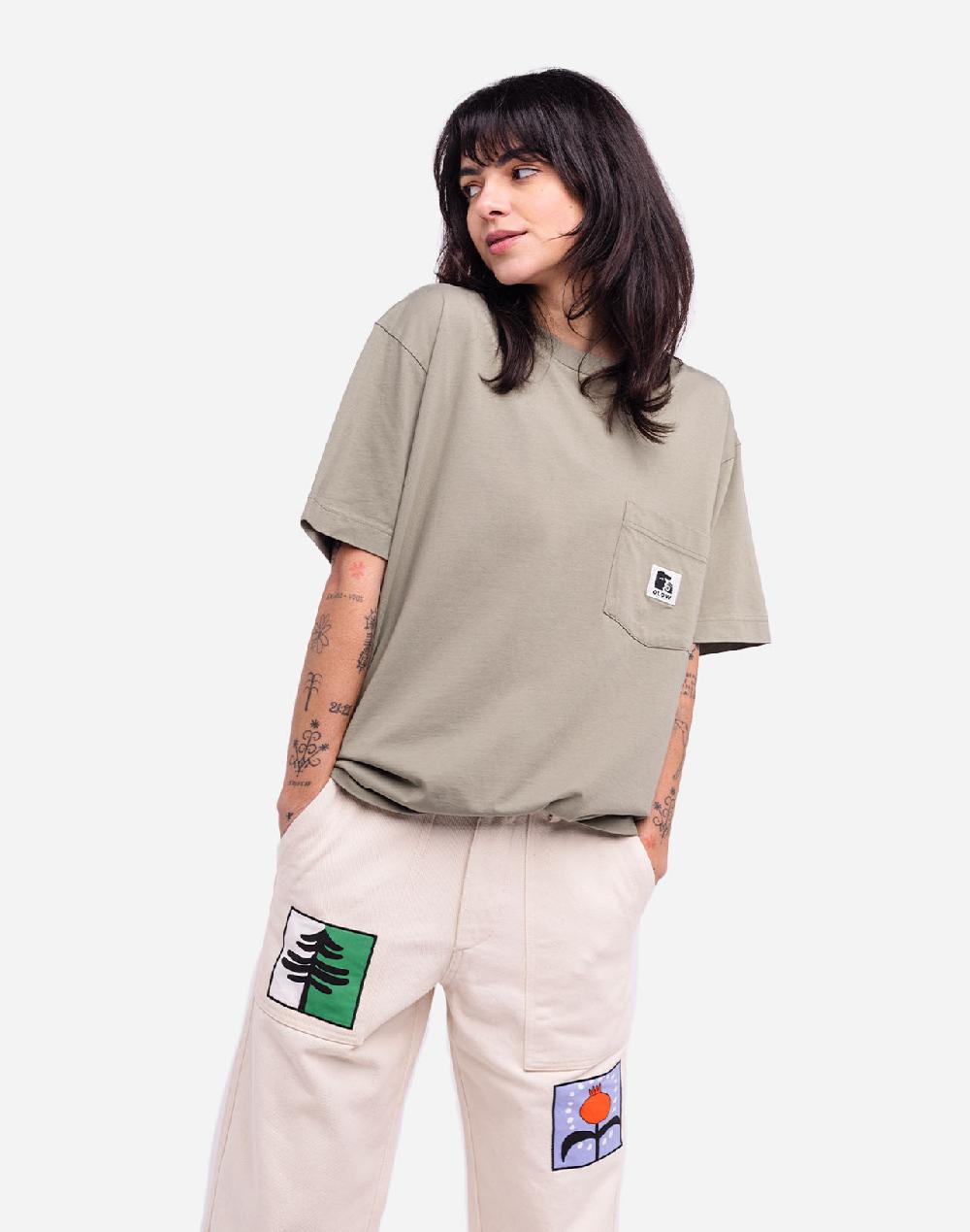 Olow T-shirt Ample Japo Argile