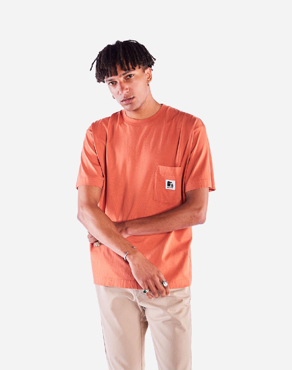 olow T-shirt ample Japo mandarine