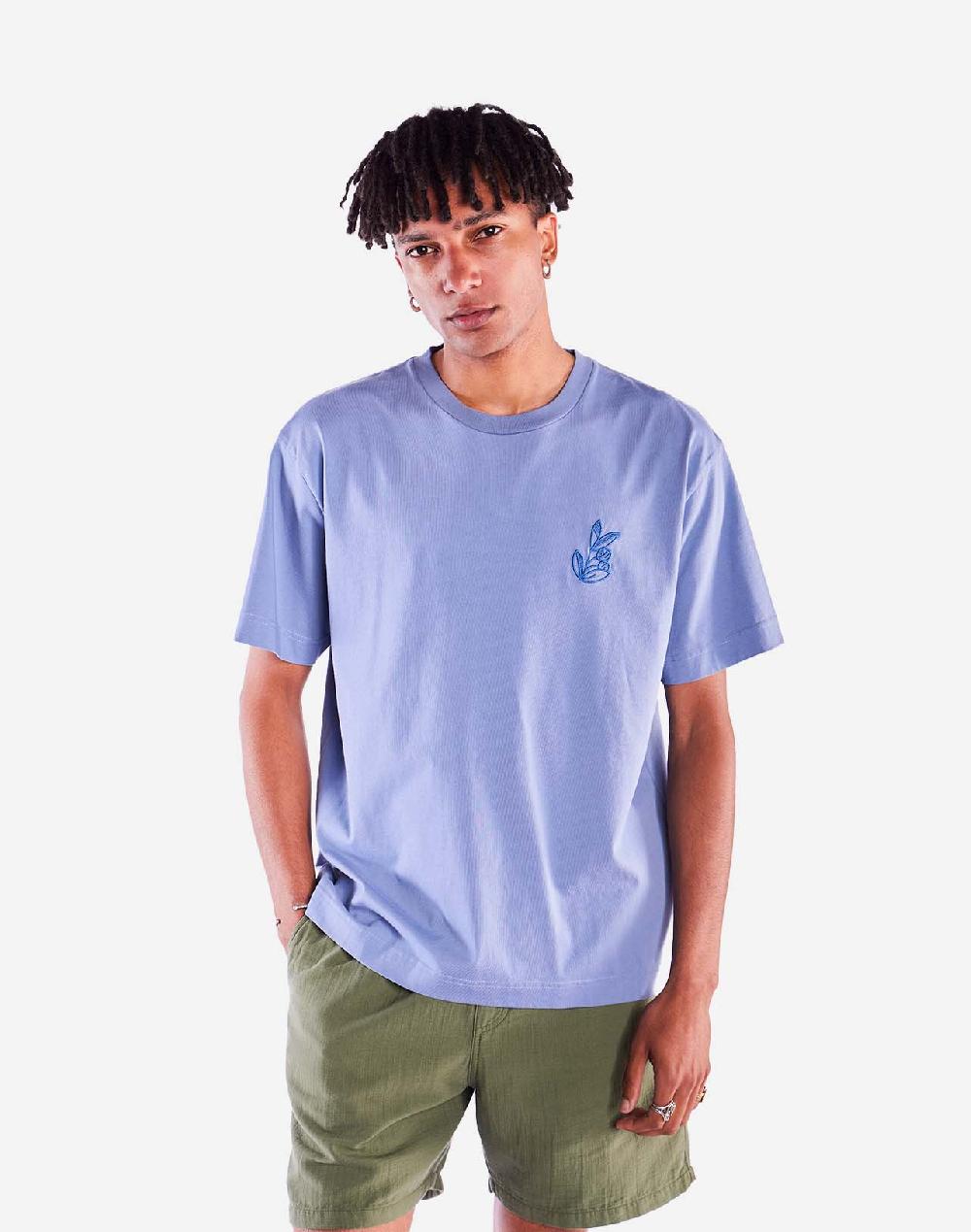 olow T-shirt ample Oléa bleur azur