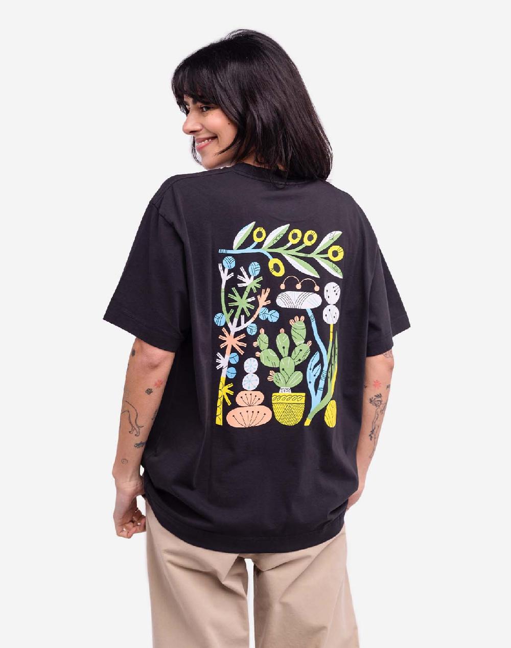 Olow T-shirt Ample Ourika Noir Carbone