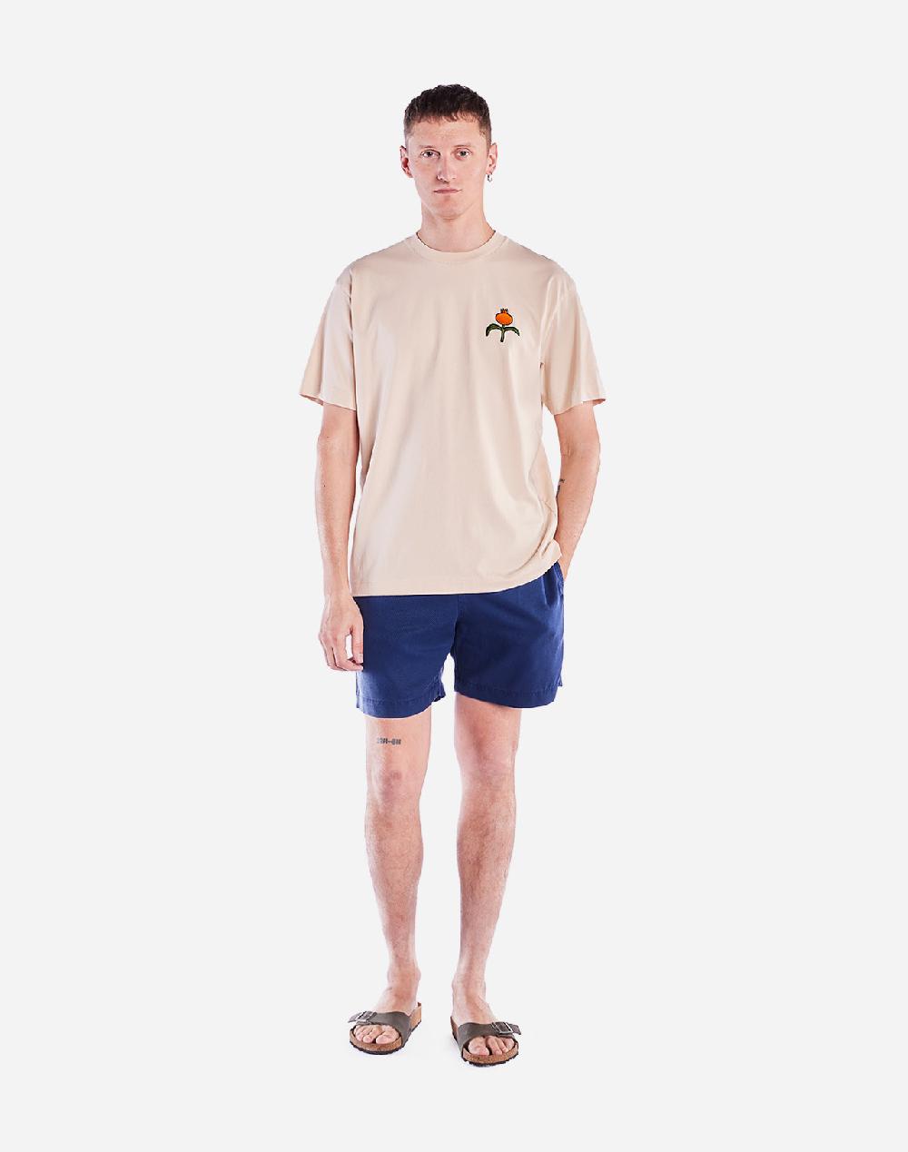 Olow T-shirt Ample Poppies Crème