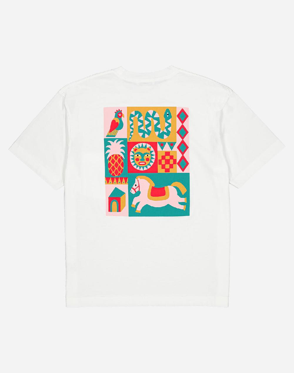Olow T-shirt Ample Quetzal écru