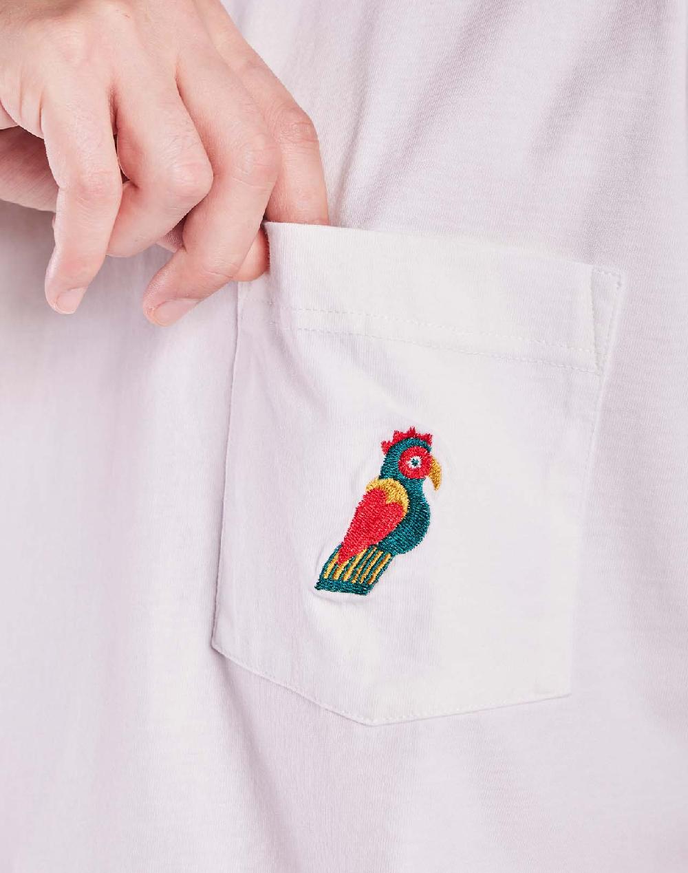 Olow T-shirt Ample Quetzal écru