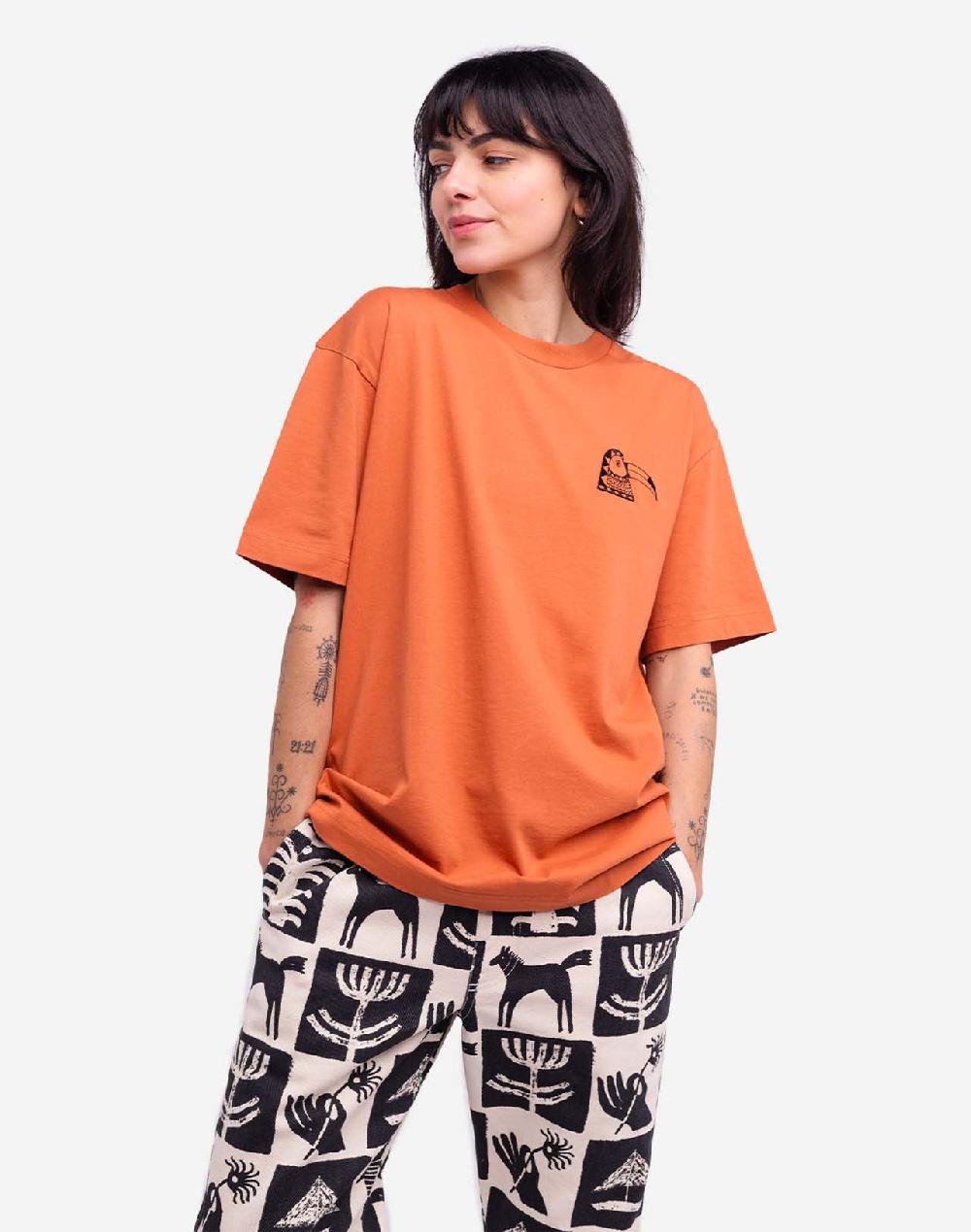 Olow T-shirt Ample Rampha Mandarine