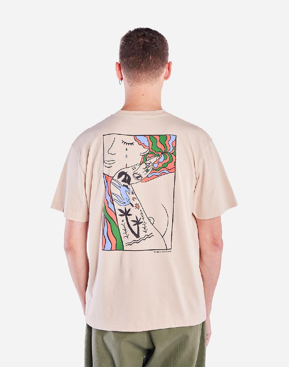 Olow T-shirt Ample Remember Crème