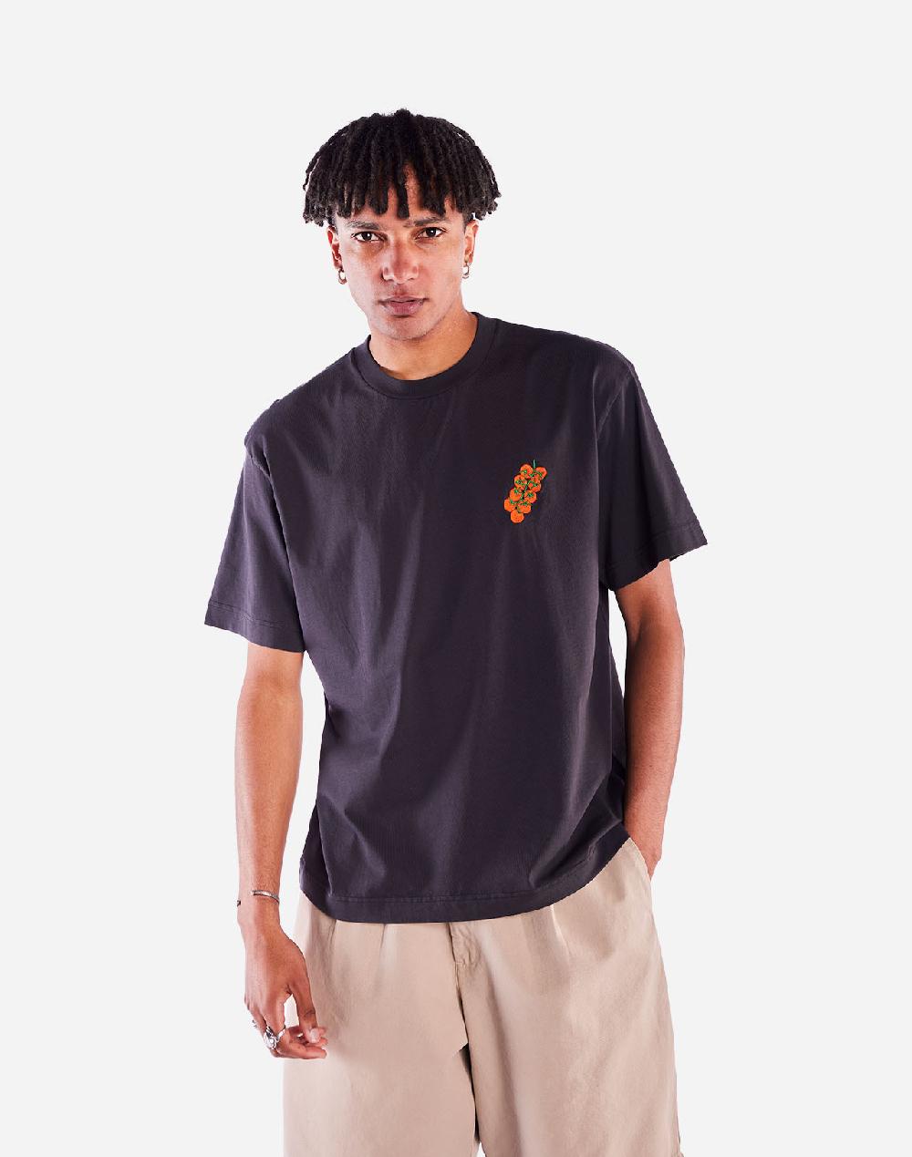 Olow T-shirt Ample Tasty Tomatoes Noir Carbone