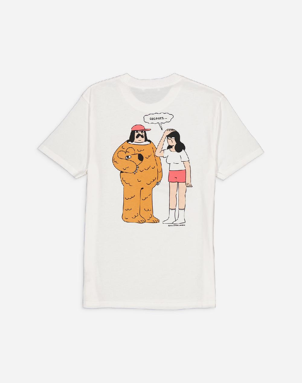 Olow T-shirt Bear écru