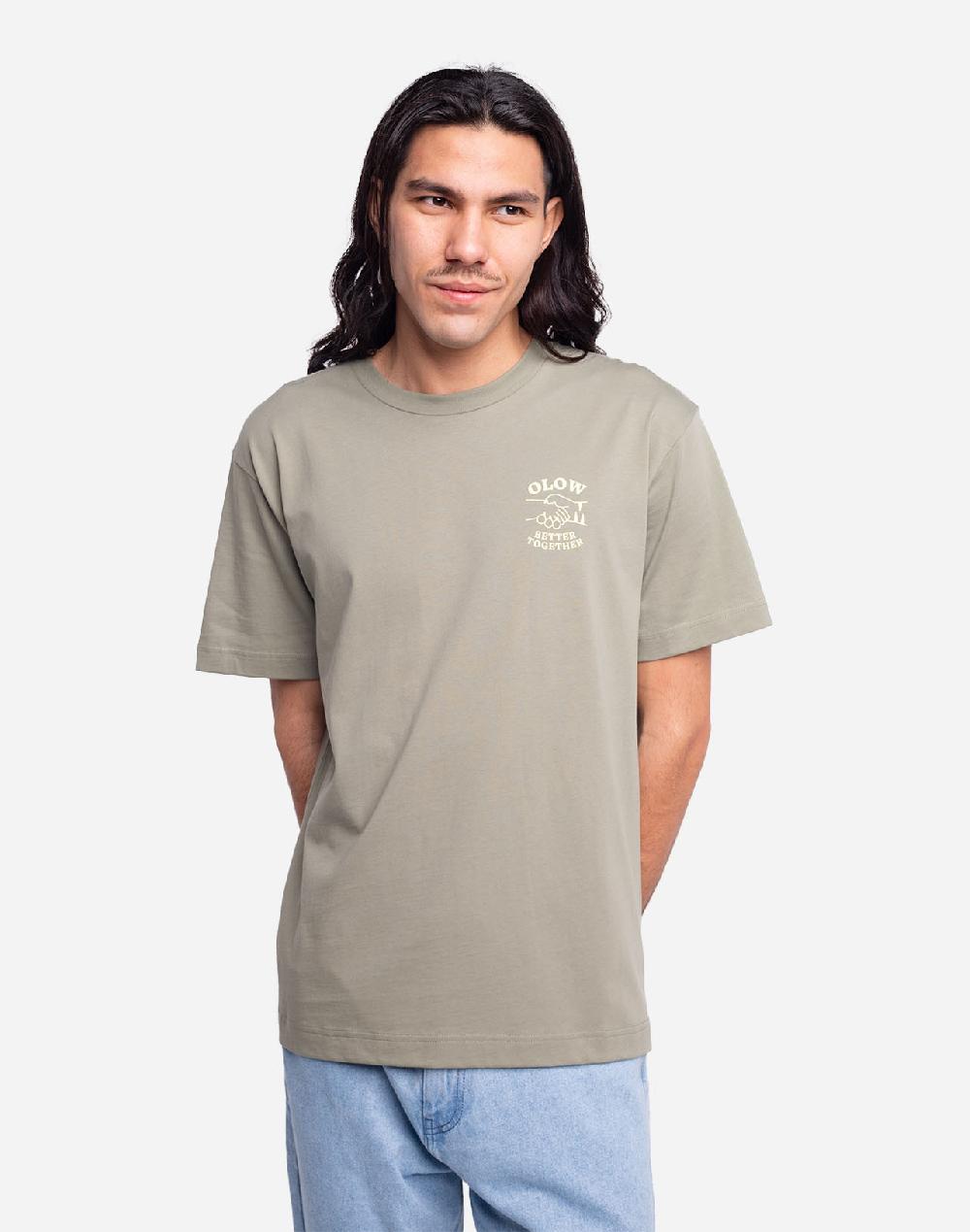 olow T-shirt Better Together Argile ample