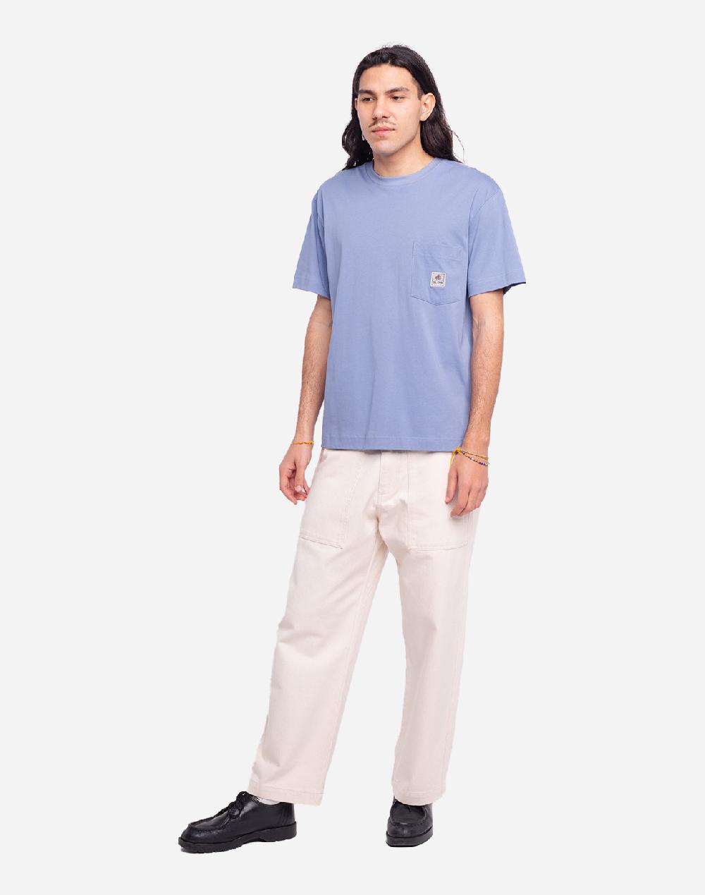 Olow T-shirt Canopée Bleu Azur Ample