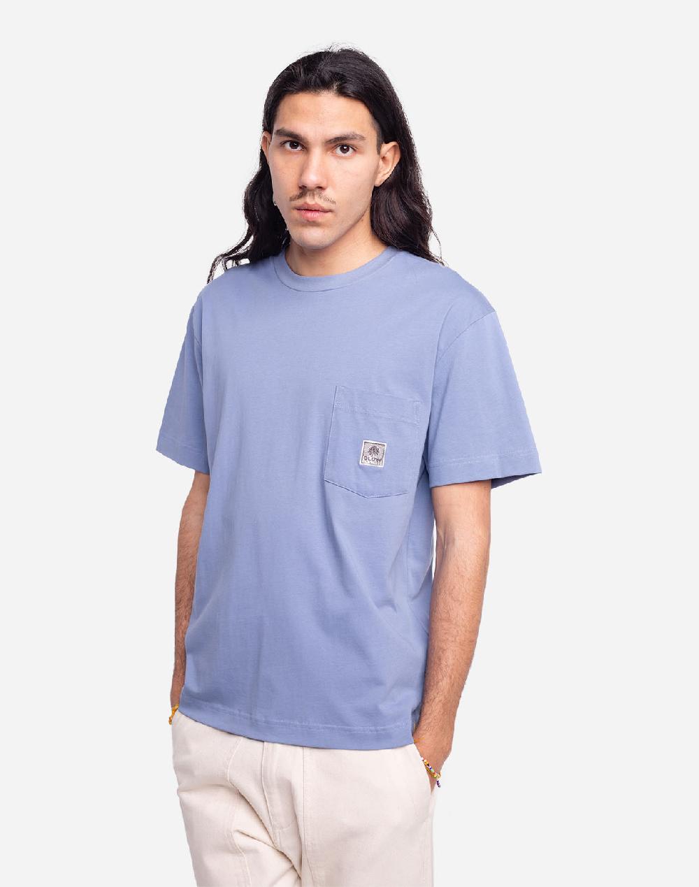 olow T-shirt Canopée bleu azur ample