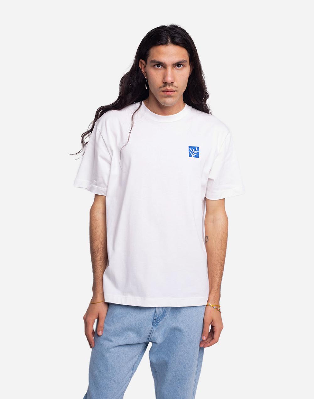 Olow T-shirt Damier écru Ample