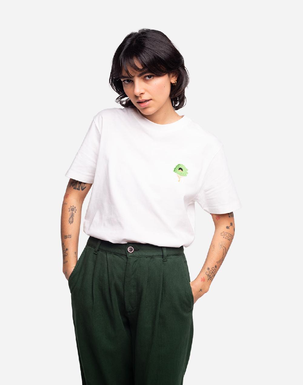 Olow T-shirt Green Head écru