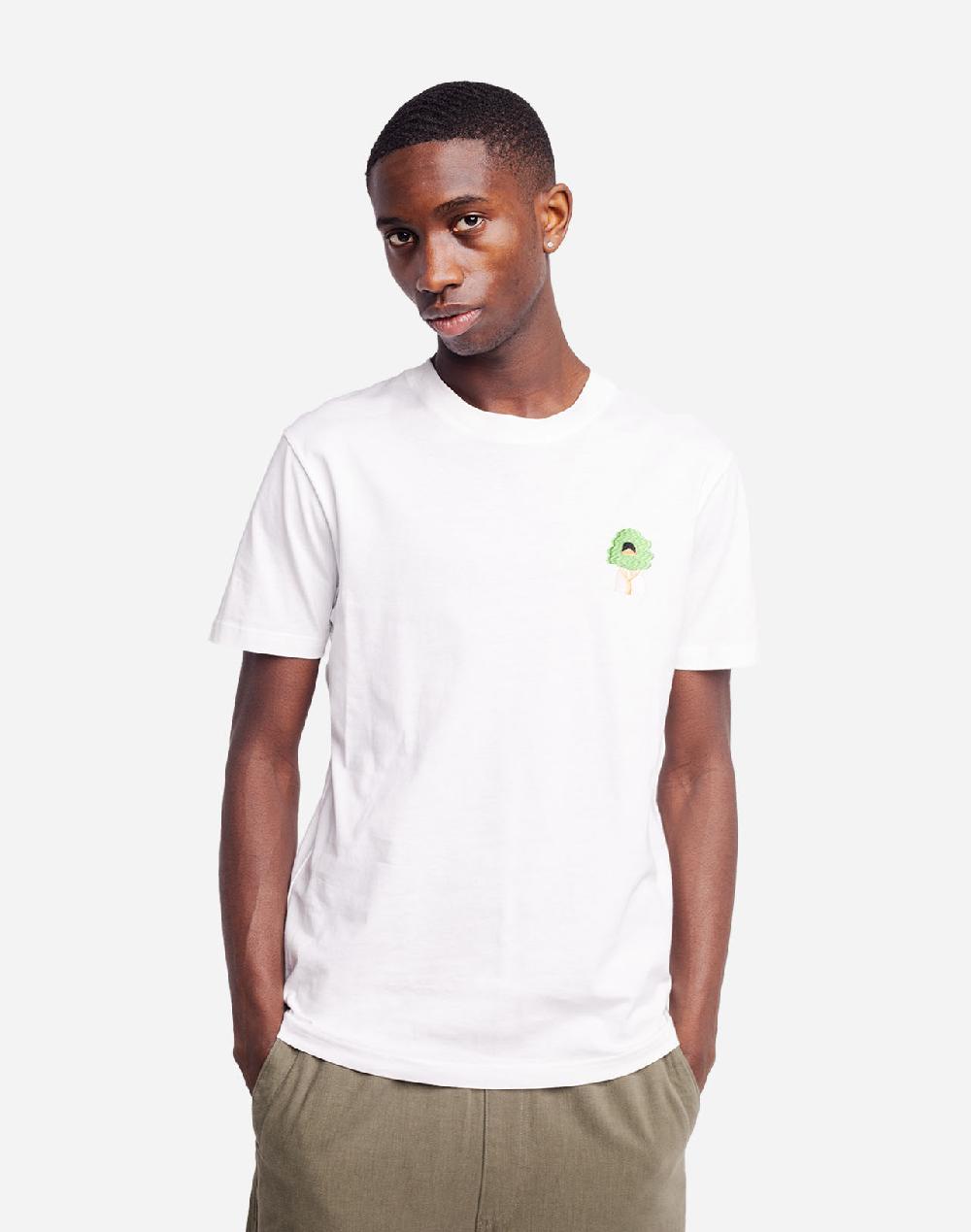 olow T-shirt Green Head écru