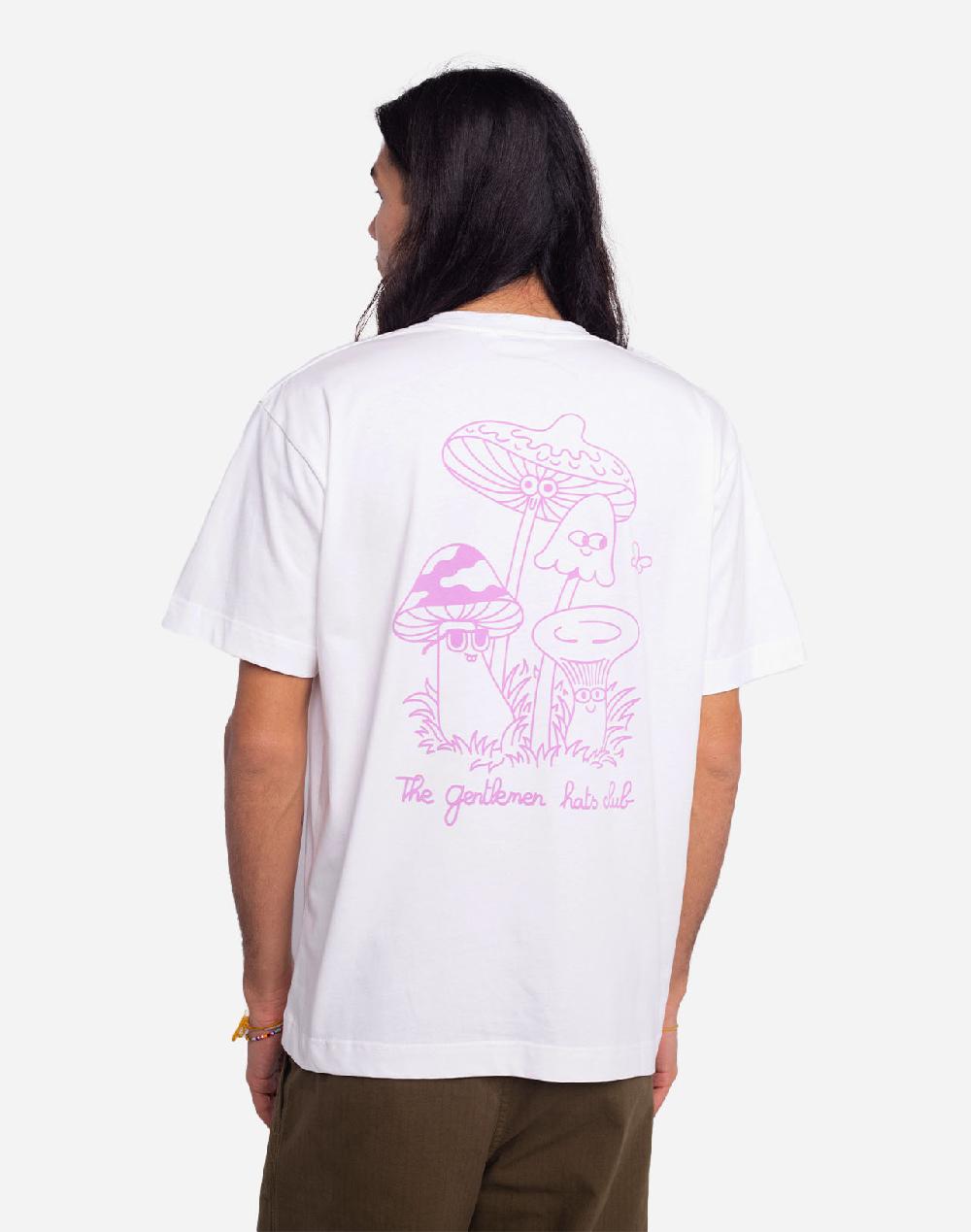 Olow T-shirt Hats Club écru Ample