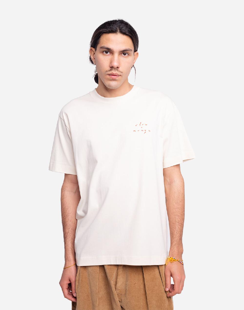 olow T-shirt Hiden ivoire ample