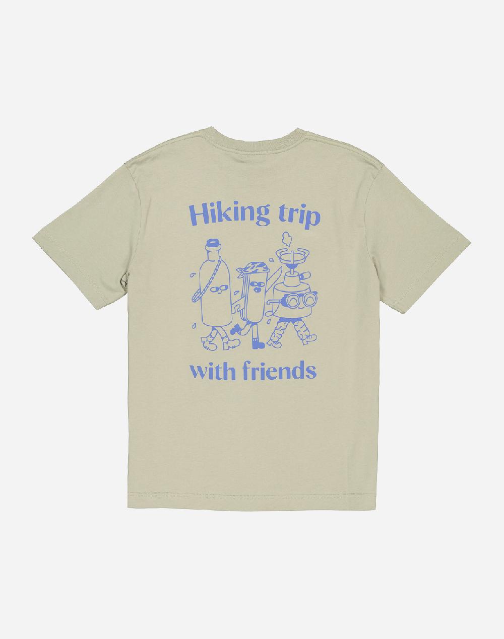 Olow T-shirt Hiking Trip Argile Ample