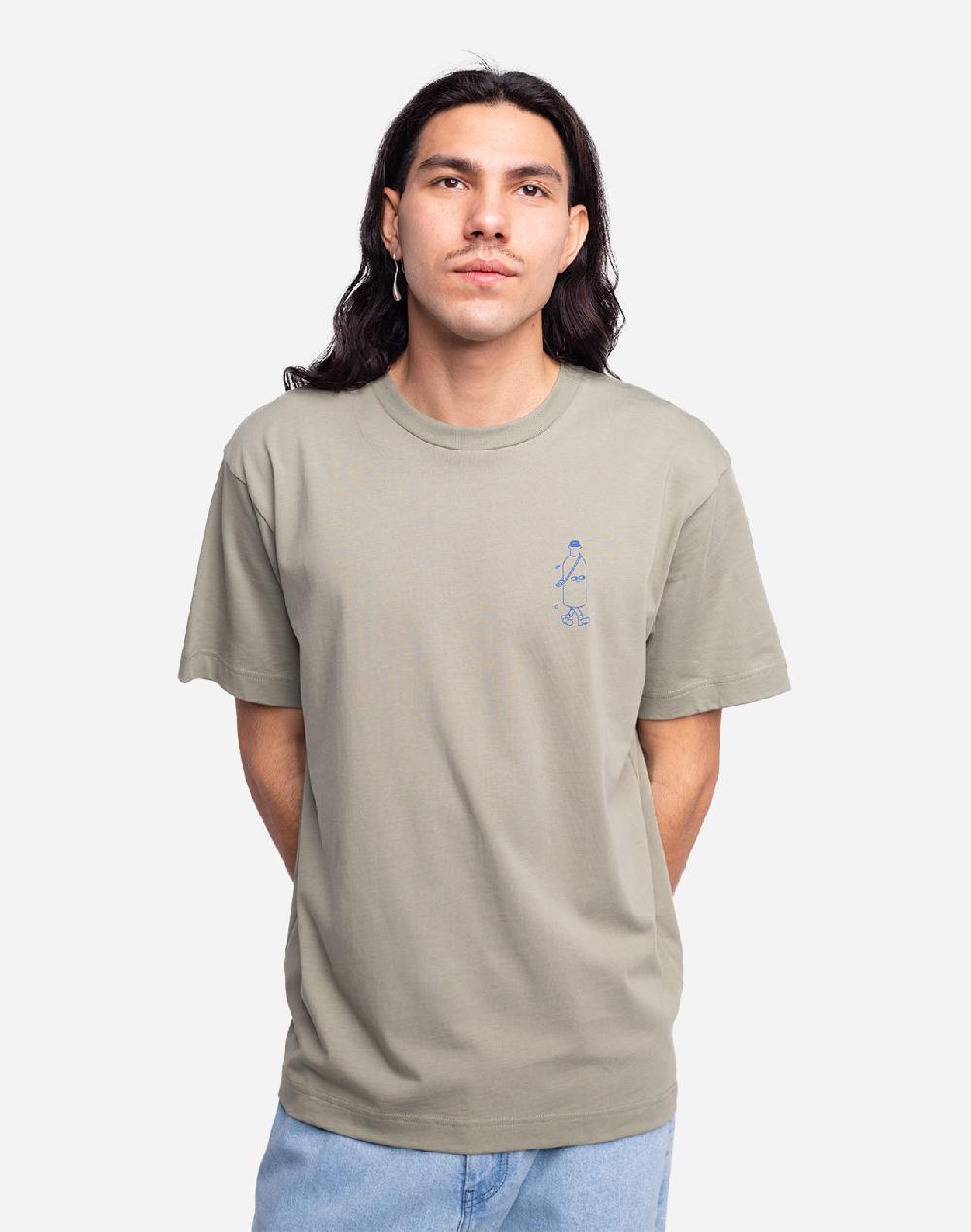 Olow T-shirt Hiking Trip Argile Ample