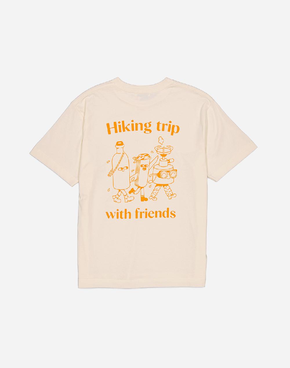 Olow T-shirt Hiking Trip Ivoire Ample