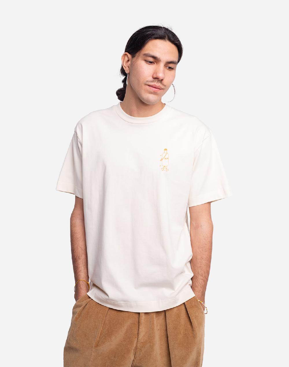 Olow T-shirt Hiking Trip Ivoire Ample