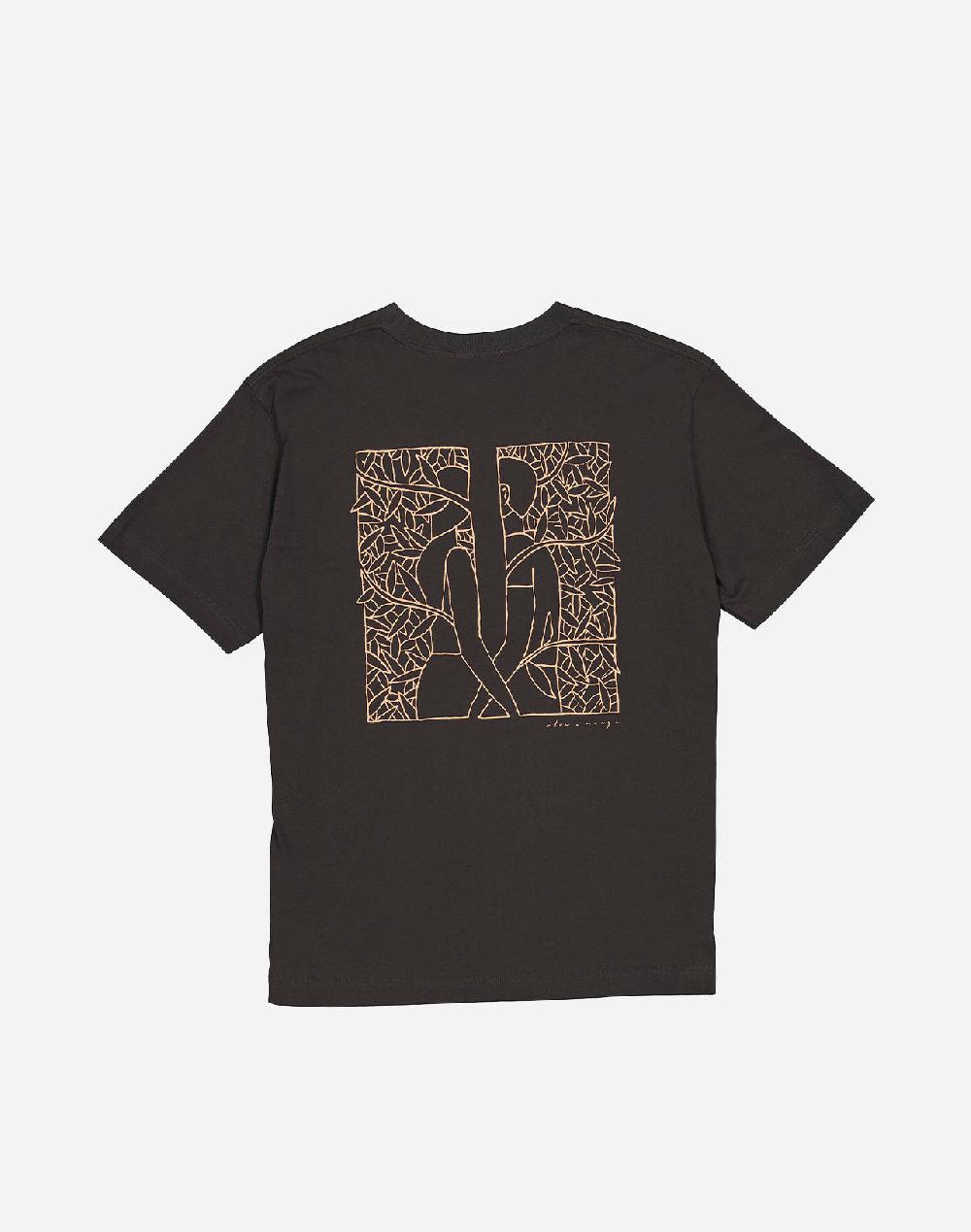 Olow T-shirt Le Murmure Noir Carbone Ample