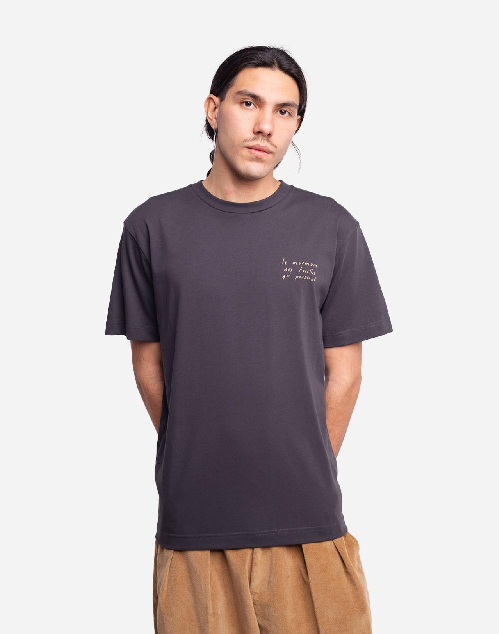 olow T-shirt Le Murmure noir carbone ample